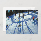 Windweg Morzine Postkarte (Vorne/Hinten)