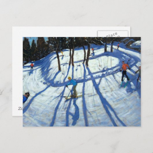 Windweg Morzine Postkarte (Vorne/Hinten)