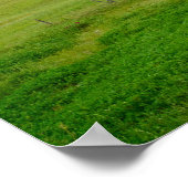 Windweg unter einem dunklen Himmel Poster (Ecke)