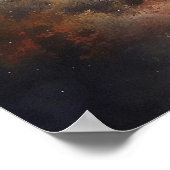 Windweg zu einem geheimen Berghütte Poster (Ecke)