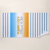 Windy City Beach Club Strandtuch (Vorderseite)