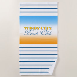 Windy City Beach Club Strandtuch