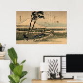 Windy Day in Japan Nr.1 Poster (Heimbüro)