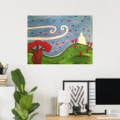 Windy Day Poster (Heimbüro)