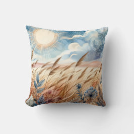 Windy Day Rustic Boho Mountain Prairie Country Kissen