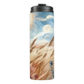 Windy Day Rustic Boho Mountain Prairie Country Thermosbecher (Vorderseite)