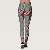 Windy Fraktale Leggings (Rückseite)