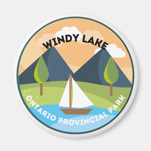 Windy Lake Ontario Provincial Park Magnet (Vorne)
