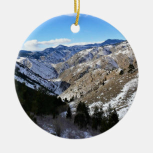 Windy Saddle Park, Golden, Colorado Keramik Ornament