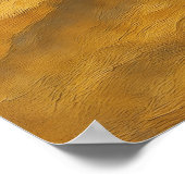 Windy Sand Dunes - Pastel Painterly Art Poster (Ecke)