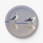 Windy Seagull Paper Plate Pappteller (Vorderseite)