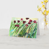 Windy Secular Karte (Gelbe Blume)