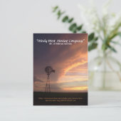 Windy West Moving Company Ankündigungspostkarte (Stehend Vorderseite)