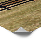 Windzaun Winterbaumposter Poster (Ecke)