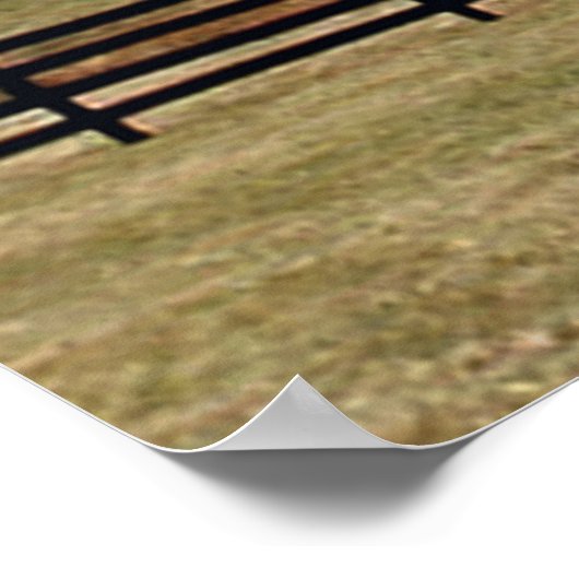 Windzaun Winterbaumposter Poster (Ecke)