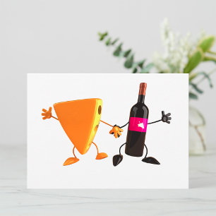 Wine And Cheese Invitations Einladung