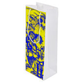 Wine Bag Geschenktüte Für Weinflaschen (Vorderseite Schrägansicht)