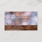 Wine Barrel | CATERING | Wein | Bokeh Visitenkarte (Rückseite)