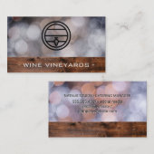 Wine Barrel | CATERING | Wein | Bokeh Visitenkarte (Vorne/Hinten)