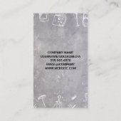 Wine Barrel | Sommelier Visitenkarte (Rückseite)