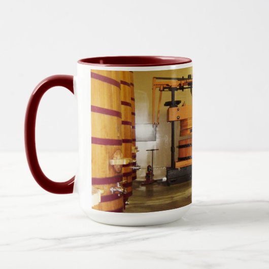 Wine Barrel Tasse (Links)