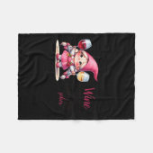 Wine Because You Can't Run This Show Sober Fleecedecke (Vorderseite (Horizontal))