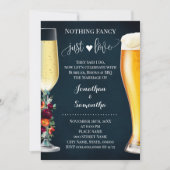 Wine Blue Nichts Extravagantes Bubble Brew Wedite Save The Date (Vorderseite)