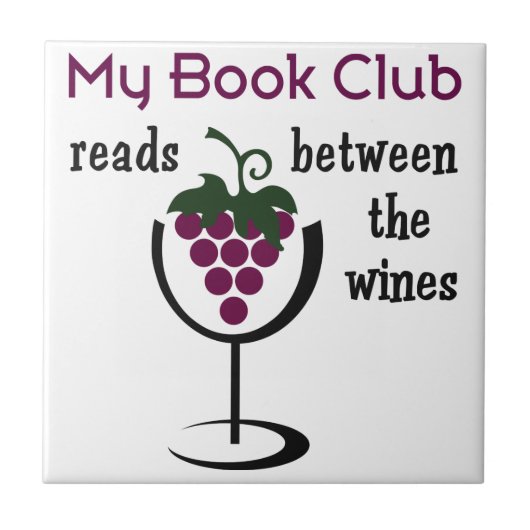 Wine Book Club Fliese (Vorderseite)