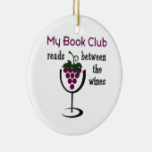 Wine Book Club Keramik Ornament (Rechts)