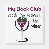Wine Book Club Magnet (Vorne)
