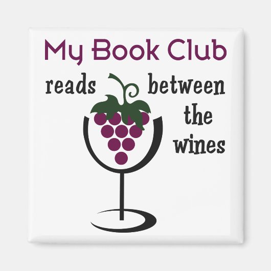Wine Book Club Magnet (Vorne)
