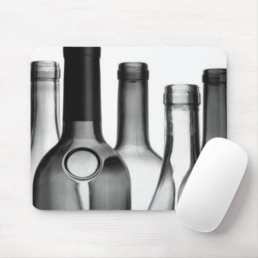 Wine Bottle Computer Mousepad (Mit Mouse)