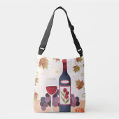 Wine Bottle Crossbody Bag Tragetaschen Mit Langen Trägern