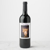 Wine Bottle Label - Pinot Grigio Weinetikett (Vorderseite)