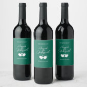 Wine Bottle Label Wedding Weinetikett (Flaschen)