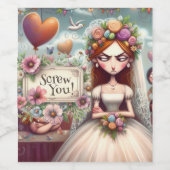 Wine bottle sticker weinetikett (Einzelnes Label)