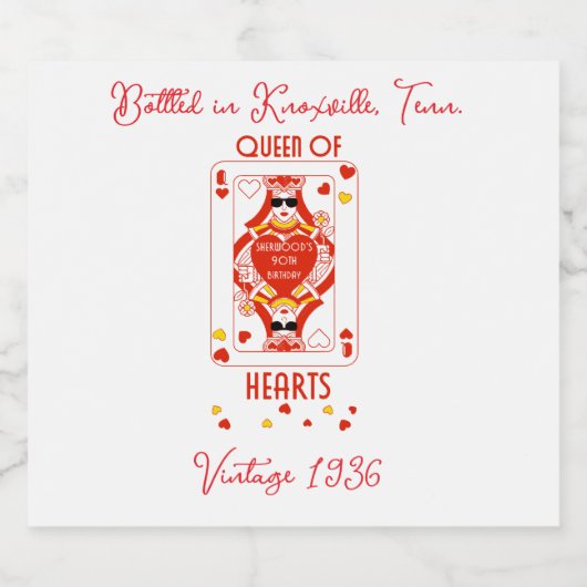 Wine Bottle Stickers Schaumweinetikett (Einzelnes Label)