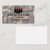 Wine Bottles Logo | Mixologist Visitenkarte (Vorne/Hinten)