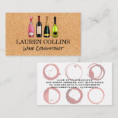 Wine Bottles | Winery Visitenkarte (Vorne/Hinten)