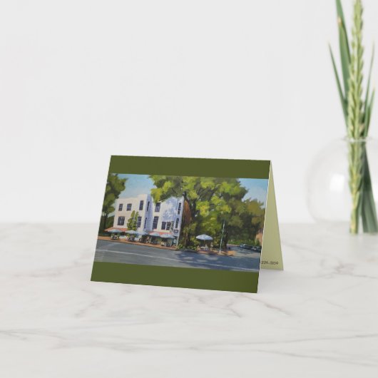 Wine & Butter Blank Card Dankeskarte (Vorderseite)