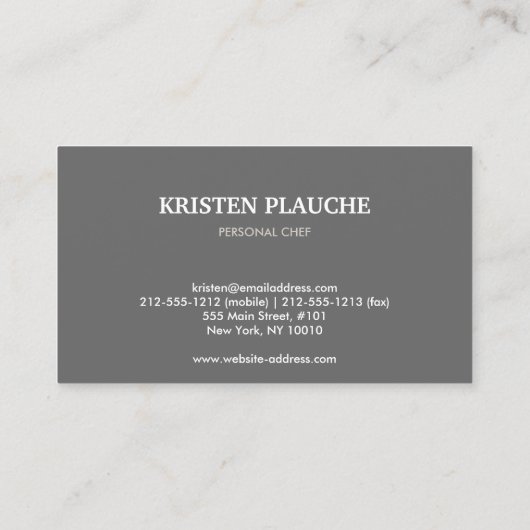 Wine Café Bar Pattern Visitenkarte (Rückseite)