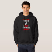 Wine Cat Sphynx Hoodie (Vorne ganz)