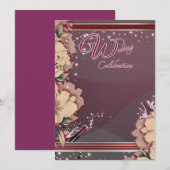 Wine Celebration Invitation Einladung (Vorne/Hinten)