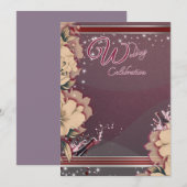 Wine Celebration Invitation Einladung (Vorne/Hinten)