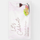 Wine & Charcuterie Bridal Shower Banner (Vertikal)