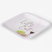 Wine & Charcuterie Engagement Party Pappteller (Gewinkelt)