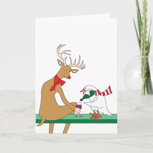 Wine Cheer Card Karte (Vorderseite)