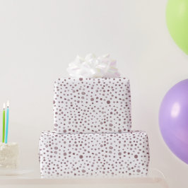 Wine Confetti Watercolor Dots Wrapping Paper Geschenkpapier