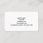 Wine Consultant Custom QR Visitenkarte (Rückseite)