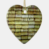 Wine Cork Collage Keramikornament (Rechts)